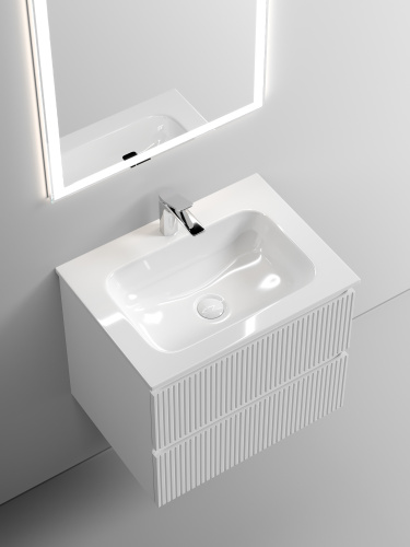 Тумба под раковину Sancos SNOB T SNT60W 59х44,5х50 настенная - фото 4